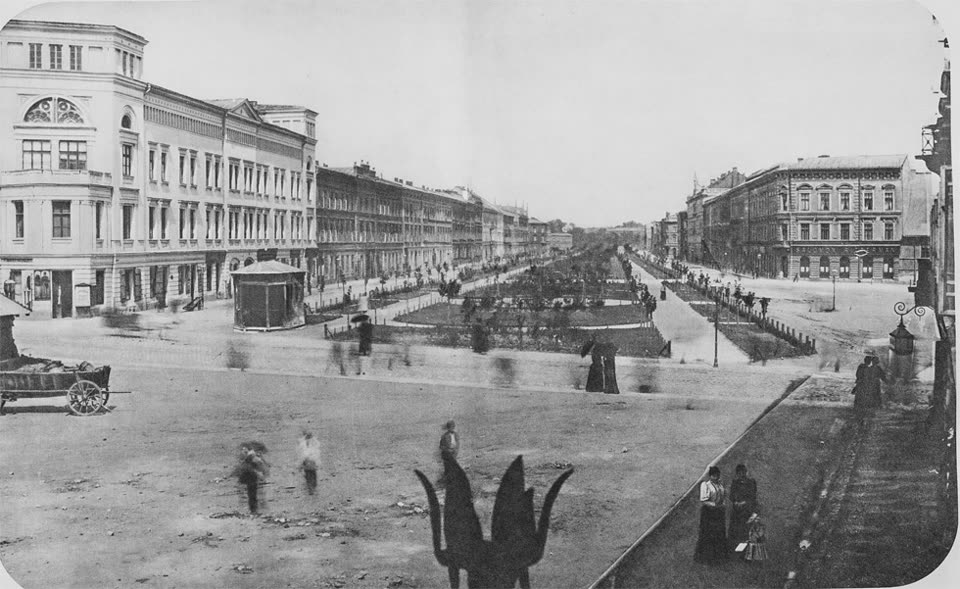 The Dietla 44 corner before the 1926–29 height addition, photograph by Ignacy Krieger