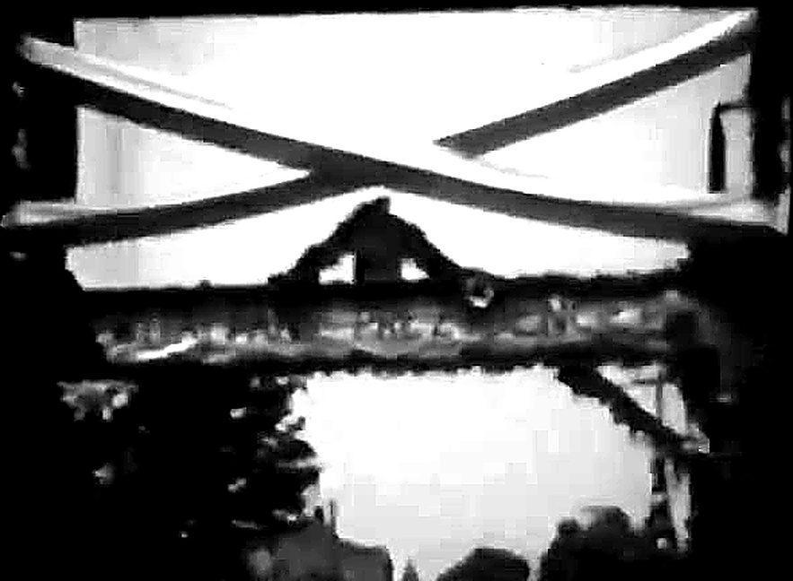Welcome arch with PREZYDENCIE banner in Krosno, 1929