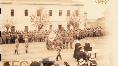 Eight Jewish Soldiers Take Their Oath: Belgrade, April 1914